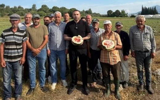 CHP’li Kaya Serik’te Dolu Zararı Gören Çiftçileri Ziyaret Etti