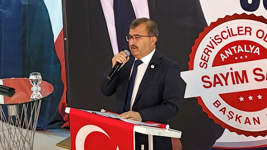 Sayim Sarı Antalya Servisçiler Odası Başkan adaylığını açıkladı