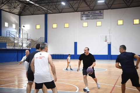 Yeni Tesiste İlk Maç Başkan Kotan’dan