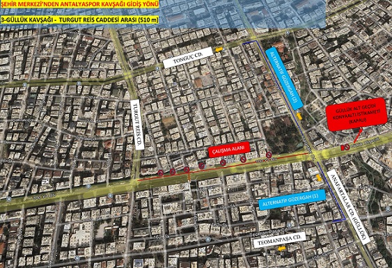 100. Yıl Bulvarı’nda 15 Şubat Pazar günü kısmi kapatma uygulanacak