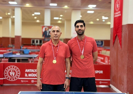 Kerküklü Kürşat Çavuşoğlu ve Mohammed Ziyad Taher çifti altın madalya kazandı