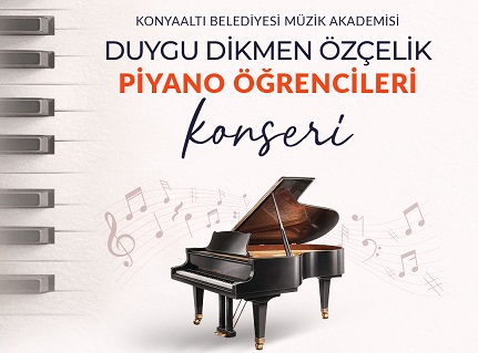 konyaaltı belediyesi müzik akademisi’nden çifte konser