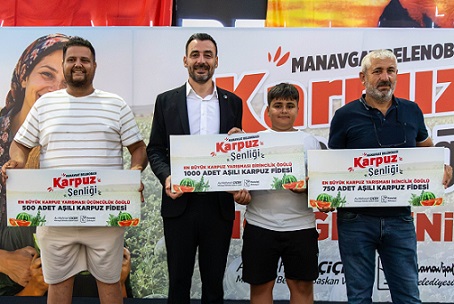 Manavgat Belenobası Karpuz Şenliği’nde üreticinin emeği kutlandı