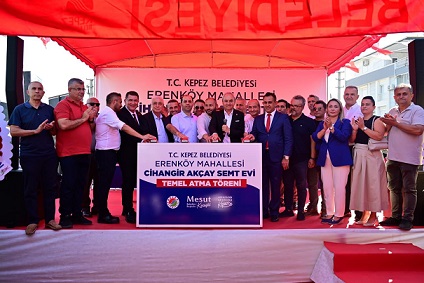 Kepez’de Cihangir Akçay Semt Evi’nin temeli törenle atıldı