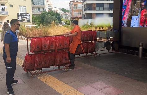 Manavgat’ta Zabıtadan İşgal Denetimi